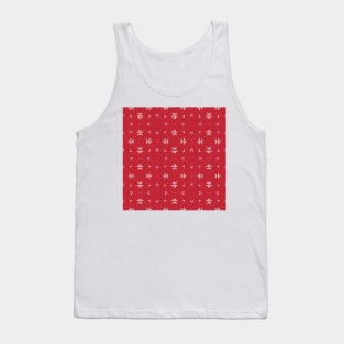 Digitized Snowflakes For Christmas Tank Top